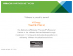 Сертификат партнера компании WMVARE