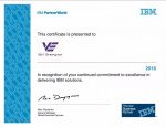 Сертификат партнера компании IBM