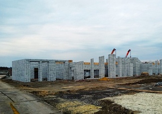 Строительство начальной школы в поселке Майский