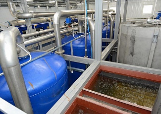 Очистные сооружения сточных вод в г. Строитель